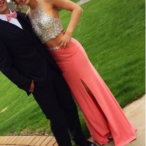 TWO PIECE PROM DRESS